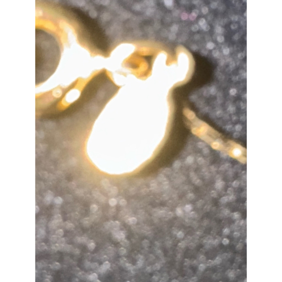 Women's Givenchy Gold Necklace 15 inch chain 1 inch pendant - Picture 5 of 7